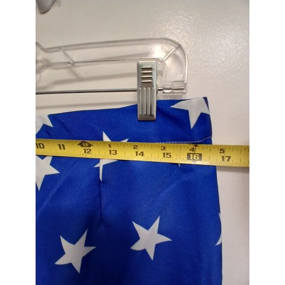 Stars & Stripes USA Flag American Novelty Suit Sz M Red White Blue Event Costume - Picture 13 of 16